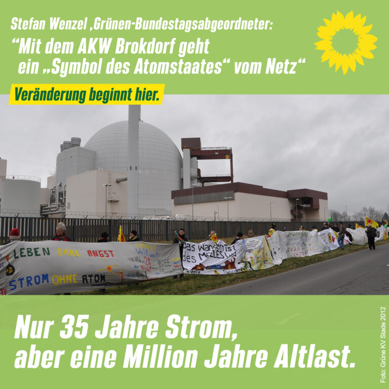 Mit dem AKW Brokdorf geht ein „Symbol des Atomstaates“ vom Netz