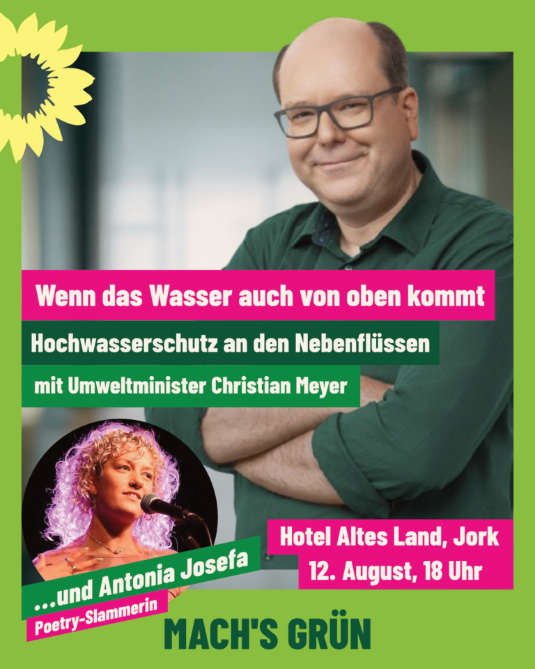 Wenn das Wasser auch von oben kommt…