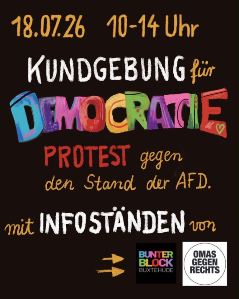 Kundgebung für Demokratie