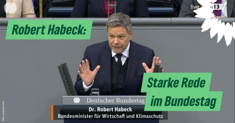 Bundestagsdebatte: Starke Rede von Robert Habeck