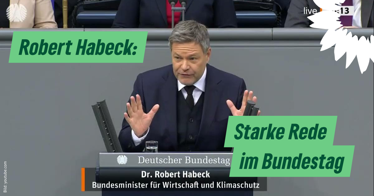 Robert Habeck Bundestag